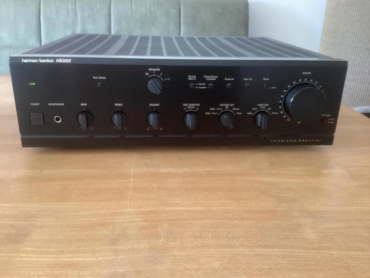 Harman / Kardon HK6600 high current amp + phono MM MC 10,5kg, Audio, Tv en Foto, Versterkers en Ontvangers, Gebruikt, Stereo, 60 tot 120 watt