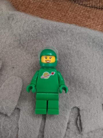 Lego zeldzame minifig space green groen