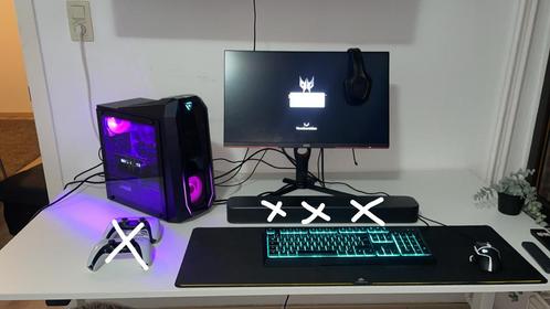 VOLLEDIGE GAMING SETUP - 2060 SUPER x Intel i7 10700, Computers en Software, Desktop Pc's, Zo goed als nieuw, 2 tot 3 Ghz, HDD