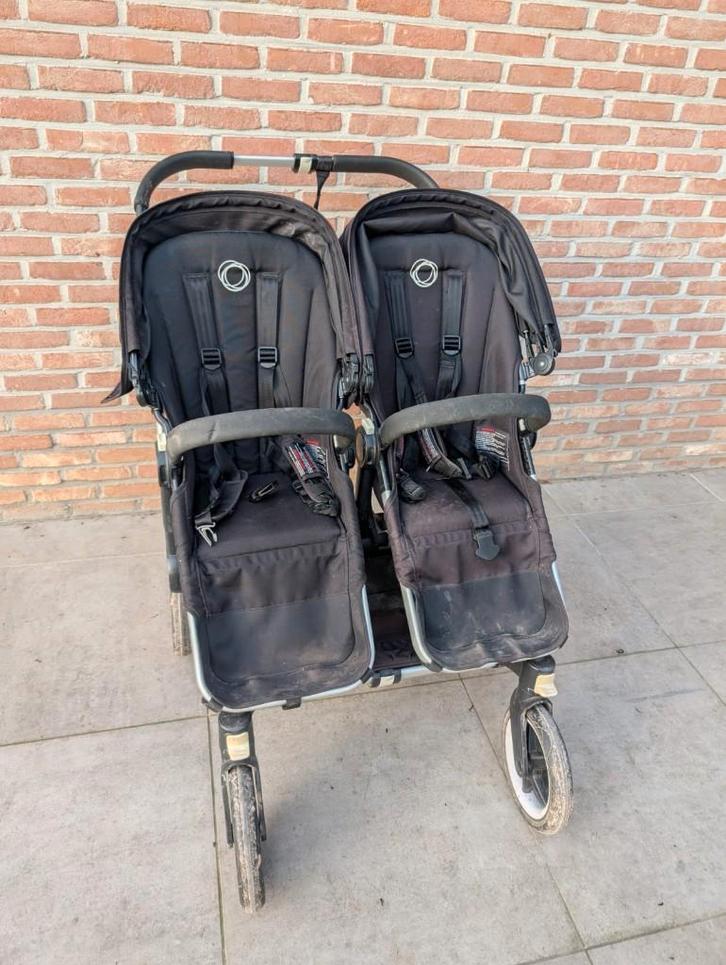 Bugaboo Donkey duo, Kinderen en Baby's, Kinderwagens en Combinaties, Zo goed als nieuw, Combiwagen, Bugaboo, Duowagen, Met reiswieg