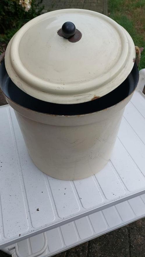 Metalen kookpot - sterliseerpot, Huis en Inrichting, Keuken | Potten en Pannen, Gebruikt, Gietijzer, Ophalen