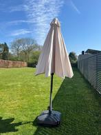 Parasol met voet, Tuin en Terras, Parasols, Ophalen, Gebruikt, 3 tot 4 meter, Stokparasol