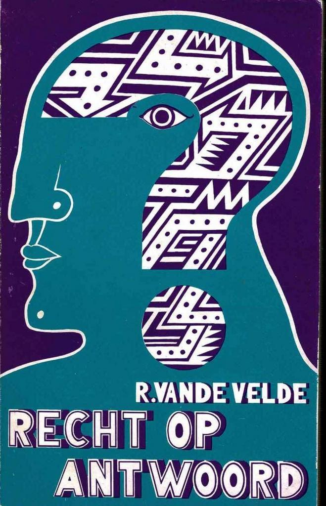 Recht op antwoord (pamflet) - Roger van de Velde, Boeken, Literatuur, Gelezen, Ophalen of Verzenden