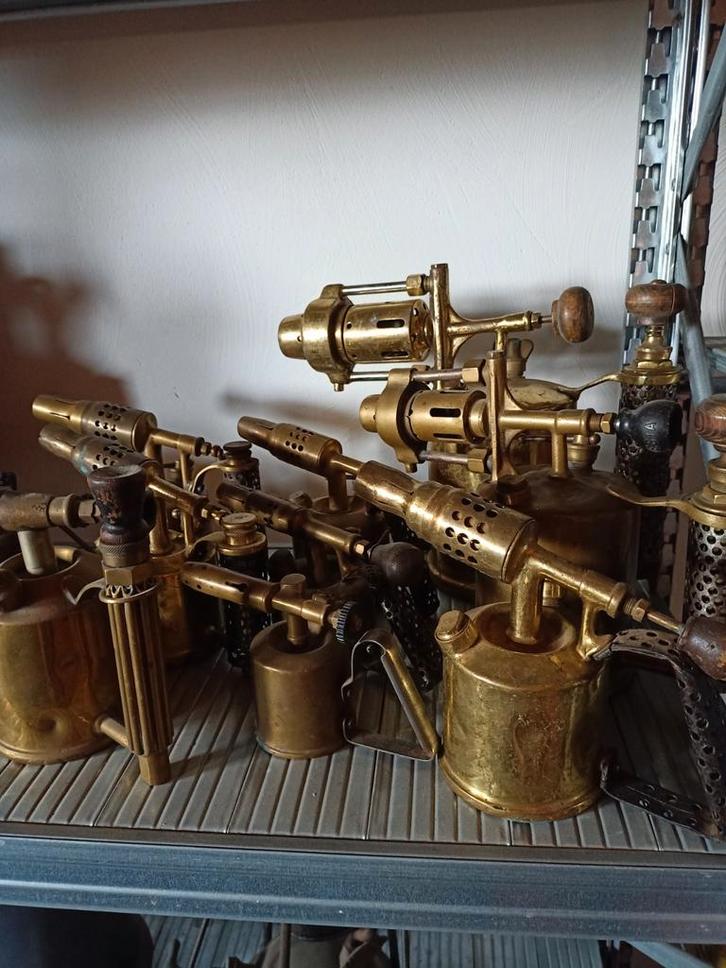 Oude branders, Oud gereedschap en oude machines, Antiek en Kunst, Antiek | Gereedschap en Instrumenten, Ophalen