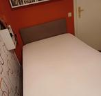 Boxspring - eenpersoons - met of zonder matras, Huis en Inrichting, Slaapkamer | Boxsprings, Ophalen, Eenpersoons, Beige, Zo goed als nieuw