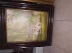 Mooi kleine en fijne schilderij, Antiek en Kunst, Kunst | Schilderijen | Klassiek, Ophalen
