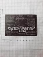 Bieretiket Podge Belgian imperial stout, Ophalen of Verzenden, Zo goed als nieuw