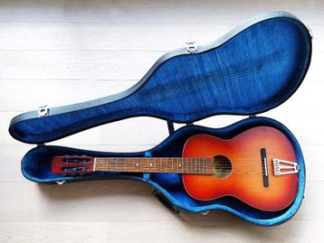 Parlor / Parlour gitaar Ridi Arion uit jaren '60 met koffer, Ophalen of Verzenden, Gebruikt, Western- of Steelstringgitaar, Met koffer