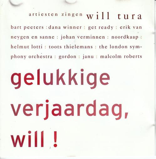 Gelukkige verjaardag Will Tura, Cd's en Dvd's, Cd's | Nederlandstalig, Pop, Verzenden