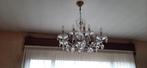 Vintage glazen luster, Huis en Inrichting, Lampen | Kroonluchters, Ophalen