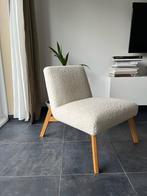 La redoute fauteuil bouclette Jimi écru état neuf, Ophalen, Hout, 75 tot 100 cm, Zo goed als nieuw