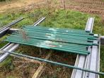 Afsluitings palen voorzien van bovenbuisogen      BETAFENCEn, Tuin en Terras, Ophalen, Gebruikt, IJzer, Tuinhek