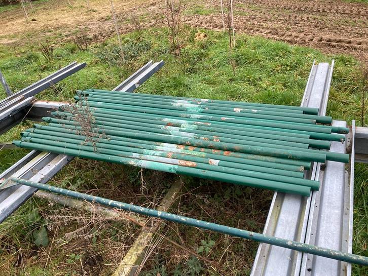 Afsluitings palen voorzien van bovenbuisogen      BETAFENCEn, Jardin & Terrasse, Clôtures de jardin, Utilisé, Porte du jardin