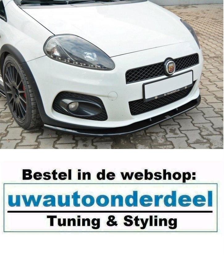 Maxton Spoiler Lip Splitter Voor Fiat Grande Punto Abarth, Autos : Divers, Tuning & Styling, Envoi