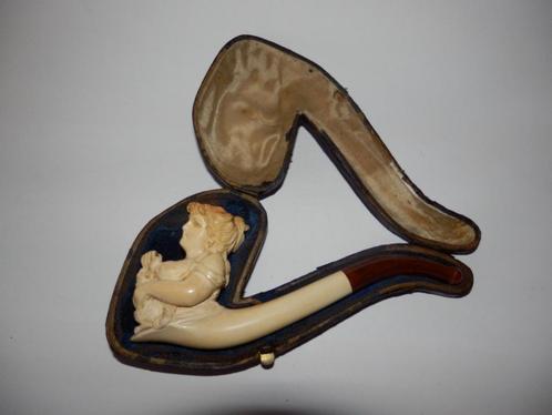verzameling meerschuim pijpaarde pijpjes, Antiek en Kunst, Curiosa en Brocante, Ophalen of Verzenden