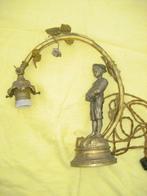 BRONZEN lampvoet, 1950, Verzenden, Brons
