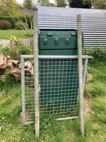 Tuinpoort, Tuin en Terras, Tuinpoorten, Ophalen, Gebruikt, Staal, Minder dan 100 cm