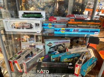 locomotive et wagon vintage (walthers, proto 2000, Athean, . beschikbaar voor biedingen