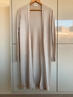 Lange beige cardigan S/36, H&M, Ophalen, Maat 36 (S), Beige