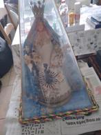 Antieke madonna onder piramide h 67 cm, Antiquités & Art, Antiquités | Objets religieux, Enlèvement
