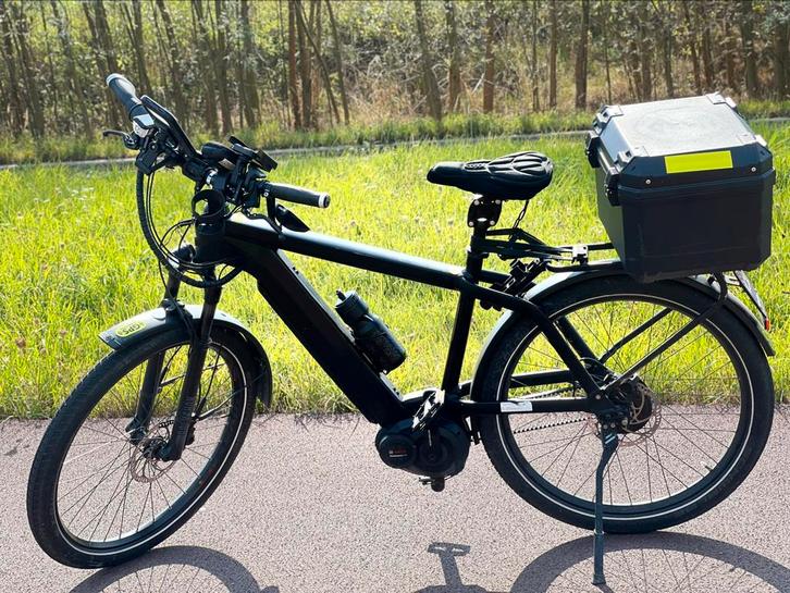 riese and muller 45 KM + helm & camera & bag, Fietsen en Brommers, Brommerhelmen, Zo goed als nieuw, Large, Ophalen