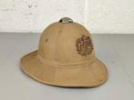 Italiaanse tropenhelm wo2 met embleem force publice Congo, Verzamelen, Ophalen of Verzenden, ., ., .