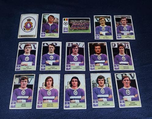 15 versch. Panini stickers voetbal ' FB 1972 - Beerschot ', Hobby en Vrije tijd, Stickers en Plaatjes, Zo goed als nieuw, Meerdere stickers