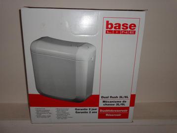 réservoir chasse wc - 3L/6L - BASELINE - NEUF, Bricolage & Construction, Enlèvement, Neuf, Toilettes