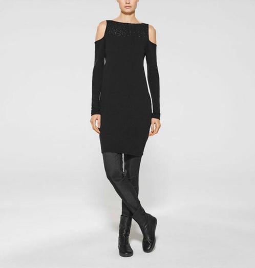 Korte jurk of lange off-the-shoulder trui van Sarah Pacini, Kleding | Dames, Jurken, Zo goed als nieuw, Zwart, Ophalen of Verzenden