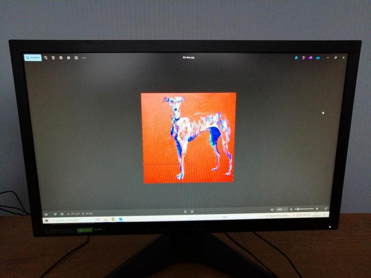 Monitor computerscherm Lenovo, Computers en Software, Monitoren, Zo goed als nieuw, Ophalen of Verzenden