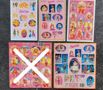 Meer dan 100 stickervellen uit de jaren 80/90 ongebruikt 2/3 beschikbaar voor biedingen