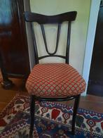 2 chaises de brasserie recouvert de tissus Provençal, Maison & Meubles, Enlèvement, Utilisé, Tissus