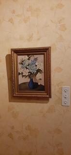 Vaas met bloemen schilderij, Ophalen