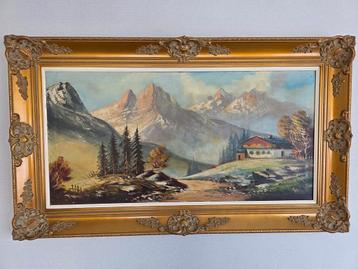Schilderij berglandschap  beschikbaar voor biedingen