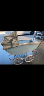 Antieke blauwe kinderwagen, Kinderen en Baby's, Kinderwagens en Combinaties, Ophalen, Kinderwagen