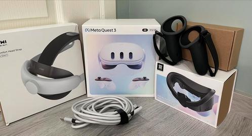 Meta Quest 3 512gb neuf avec accesoires, Games en Spelcomputers, Virtual Reality, Nieuw, Ophalen