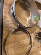 Twee klembanden inox dubbelwandige kachelpijpen dia 200, Ophalen of Verzenden, Zo goed als nieuw, Inox