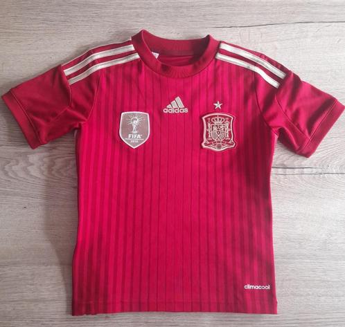 Maillot foot enfant Espagne 2010 (7-8 ans), Sport en Fitness, Voetbal, Gebruikt, Shirt, Ophalen of Verzenden