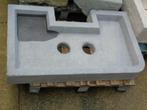 blauwe stenen wasbak, prachtige antieke wasbakken!, Doe-het-zelf en Bouw, Overige Doe-Het-Zelf en Bouw, Ophalen, Zo goed als nieuw