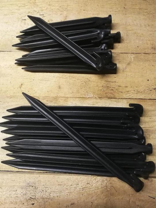 Tentharingen pvc. 20 en 30cm.Zie foto's. Zie beschrijving, Caravans en Kamperen, Tentaccessoires, Nieuw, Ophalen