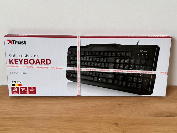 Clavier filaire Trust NEUF, Computers en Software, Toetsenborden, Nieuw, Azerty, Bedraad, Ophalen