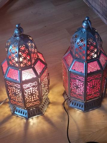 Prachtige oosterse vintage lampen 