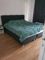 Boxspring 180/200 & 2 nachttafels Matras optionnel, Huis en Inrichting, Ophalen, Gebruikt, Tweepersoons, 180 cm