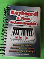 Keyboard & piano akkoordengids Eenvoudig in gebruik  Eenvoud, J. Jackson, Ophalen of Verzenden, Muziek, Keybord, Piano, akkoordengids,