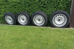 4 winterbanden 165/65 R15 op 15 inch velgen, Auto-onderdelen, Banden en Velgen, Ophalen, 15 inch, Velg(en), Bestelwagen