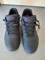Zwart/roze Skechers Uno Pop Back, Ophalen, Zo goed als nieuw, Zwart