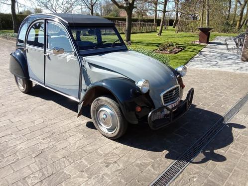 2CV Charleston, Auto's, Citroën, Particulier, 2CV, Benzine, Euro 1, Berline, 4 deurs, Handgeschakeld, Zilver of Grijs, Stof, Ophalen