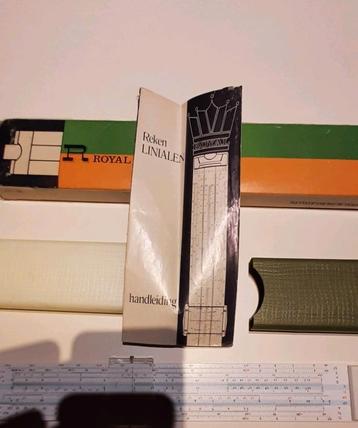 Vintage Rekenlinaal compleet  beschikbaar voor biedingen