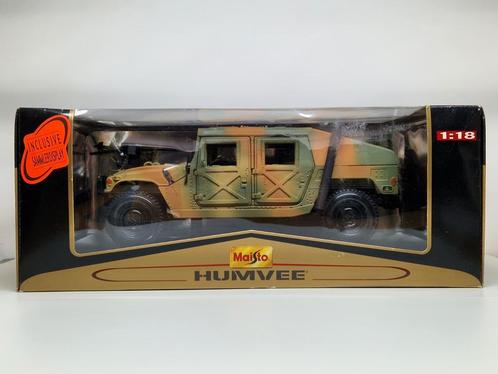 Maisto Premiere Edition 1:18 H1 Humvee inclusief display., Hobby en Vrije tijd, Modelauto's | 1:18, Zo goed als nieuw, Auto, Maisto