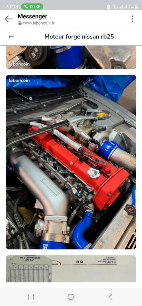 Moteur rb25det forge, Auto-onderdelen, Motor en Toebehoren, Nissan, Ophalen of Verzenden